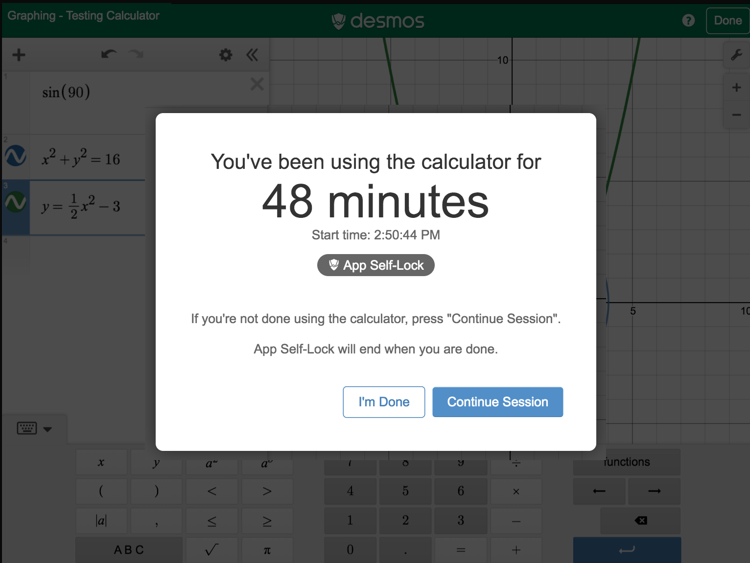 Desmos Test Mode Desmos test mode