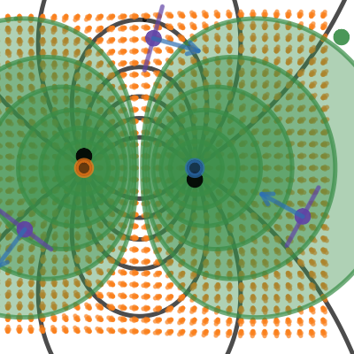 Electrostatic Vector Field Map and lines (analytic 2 charges) - Campo ...