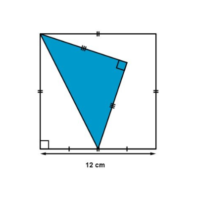Blue Area = 45 Square Units | Desmos