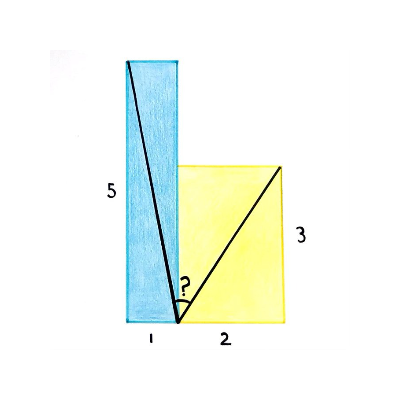 The Missing Angle = 45 ° | Desmos