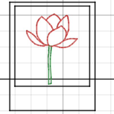 Flower in a Polaroid | Desmos