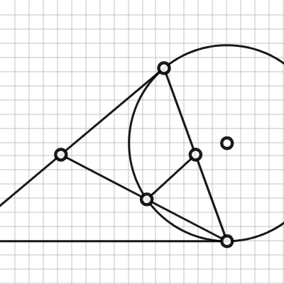 Missing Angle BEF = 70° | Desmos