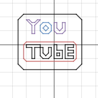 Youtube sign | Desmos