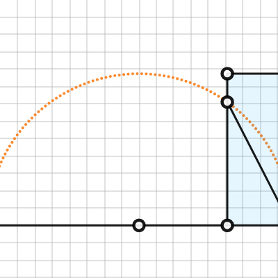 Blue Area = 32 Square Units | Desmos