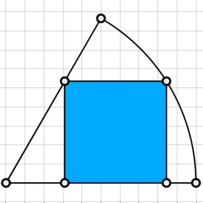Blue Area = 28.6694463637| Desmos