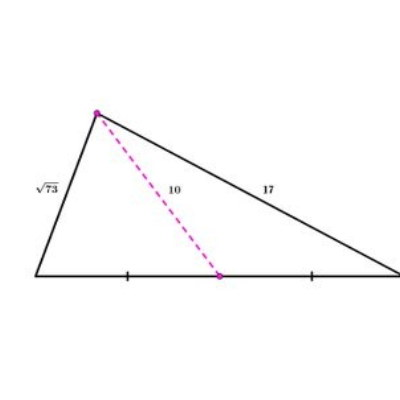 Triangle = 72 Square Units| Desmos