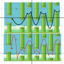 Flappy Bird Assignment Animation | Desmos