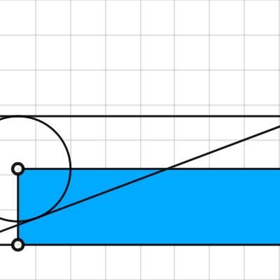 Area of Blue Rectangle = 18| Desmos