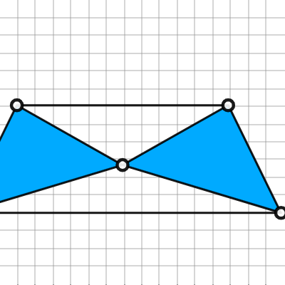 Blue Area = 46 Square Units | Desmos