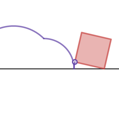 rolling square | Desmos