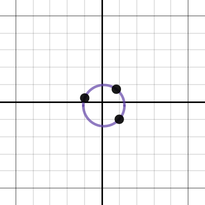 3 Random Points and a Circle | Desmos