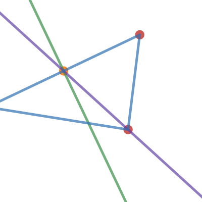 midpoint perpendicular bisector | Desmos