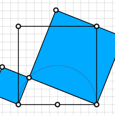 Blue Area = 100 Sq. Units | Desmos