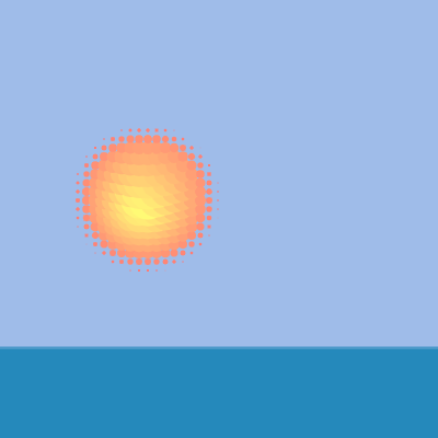 Dot Grid Sunshine | Desmos