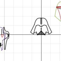 darth vader, general grievous, and boba fett | Desmos