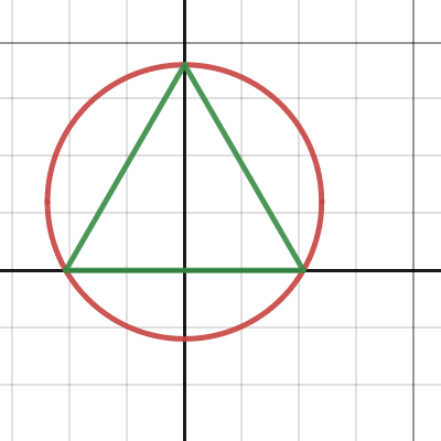 Triangle & Circle Problem | Desmos