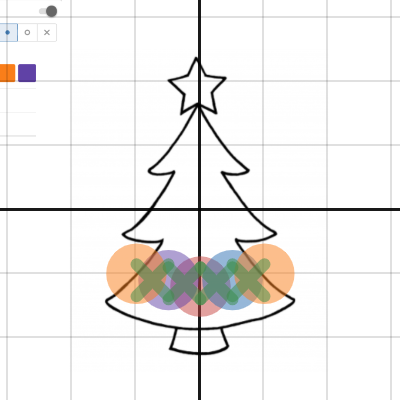 Укрась елку шариками 2 | Desmos