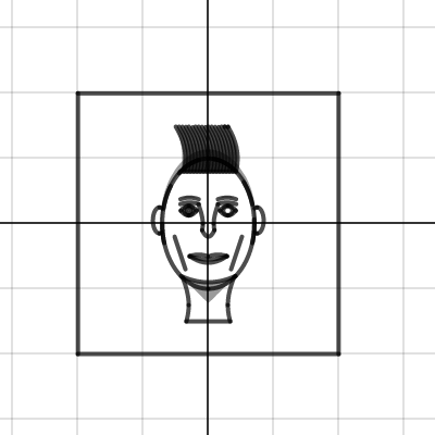 Spooky Face | Desmos