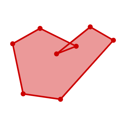 Self-intersecting shape | Desmos