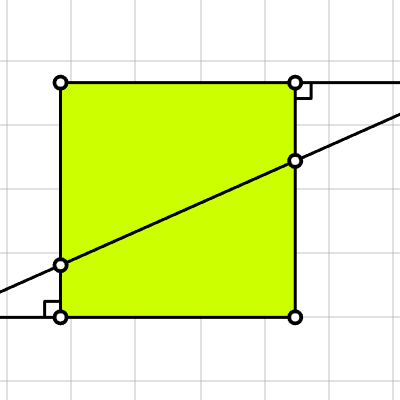 Square CDGH Area = 13.3608247423 | Desmos