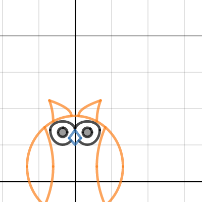 spooky owl | Desmos