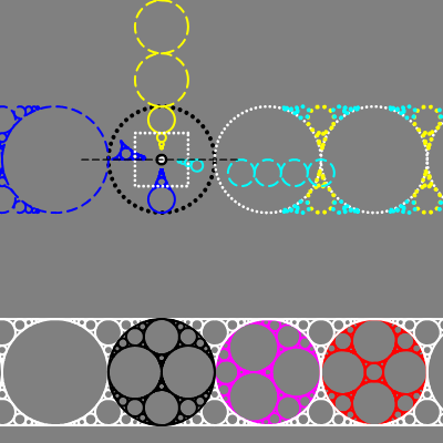 Pappus chain alternating | Desmos