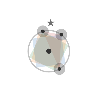 3 point circle | Desmos