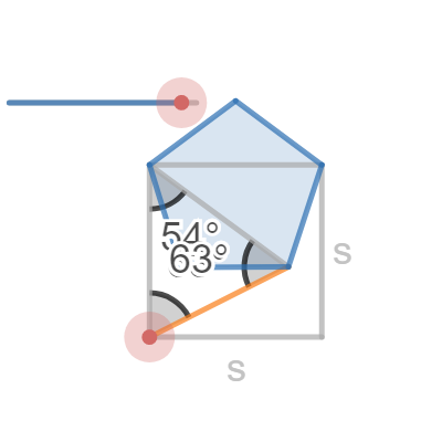 Regular Pentagon Construct | Desmos