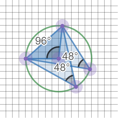 Angle properties of circles | Desmos